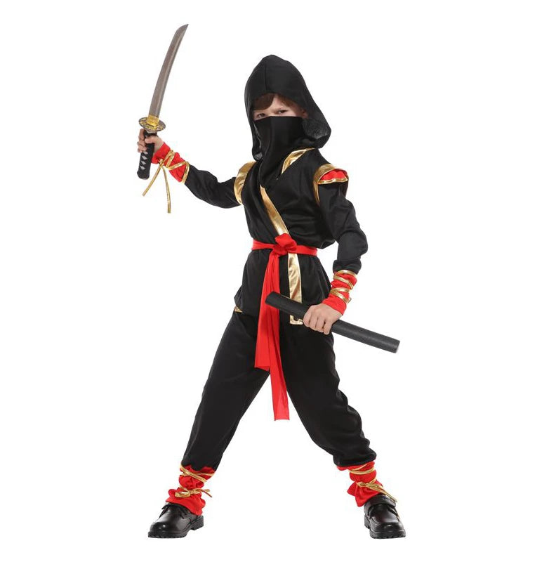 Umorden Halloween Costumes Boys Dragon Ninja Costume Girls Warrior Cosplay Carnival Party Fancy Dress Up for Kids Children