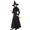 Amazon Halloween Stage Performance Cosplay Black Witch Magician Role-Playing Family Costumes