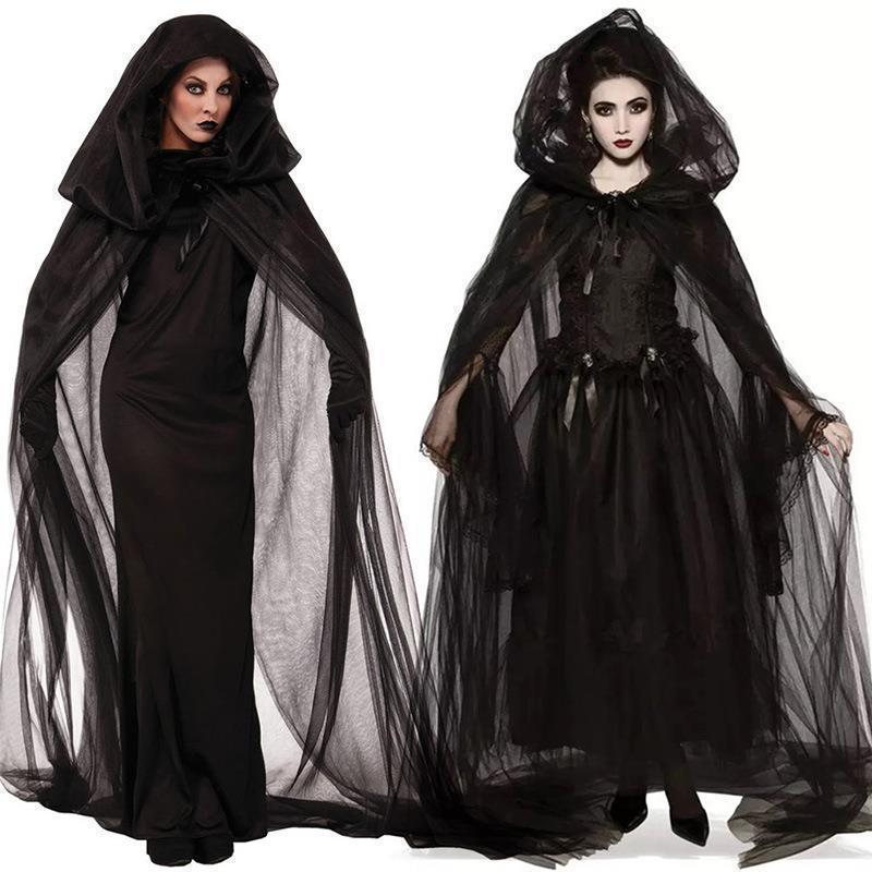 2024 Halloween Costumes Ghost Bride Witch Vampire Cosplay Performance Game Costumes Horror Performance Costumes