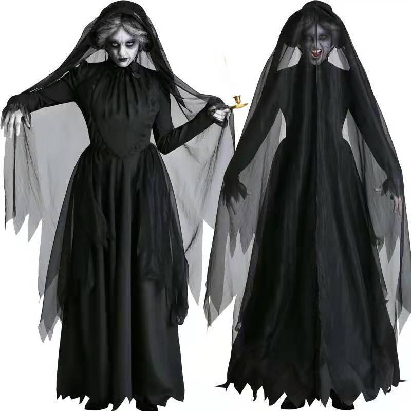 Halloween Costumes New Style Horror Ghost Bride Zombie Costume Nightclub Party Stage Vampire Demon Performance Costume