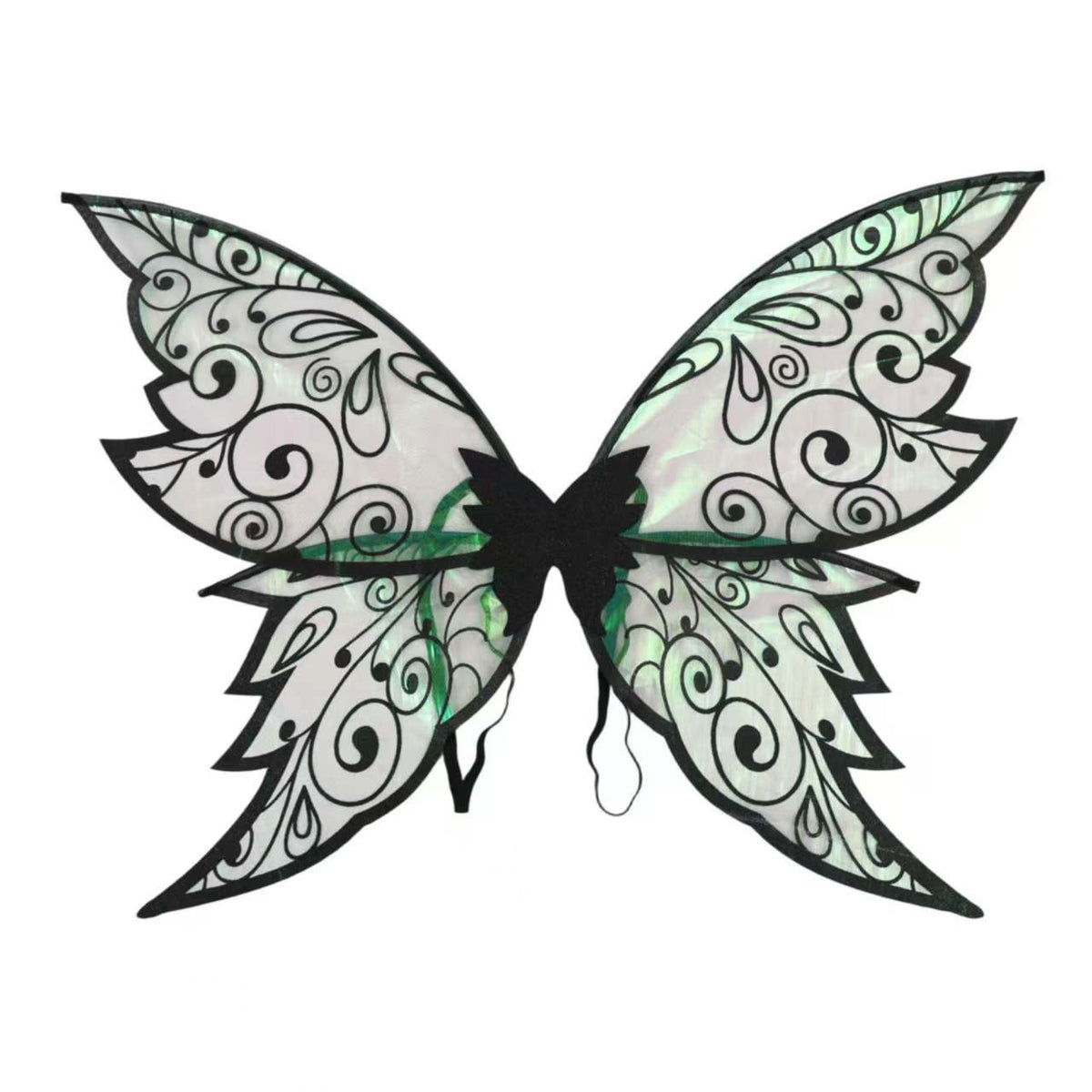 2025 Halloween New Products for Kidsren and Adults Elf Butterfly Wings Back Decoration Holiday Party Dress up Hot Stamping Butterfly Wings