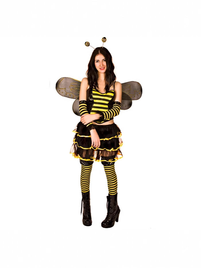 European and American Cross-Border Halloween Halloween Bee Ladybug Adult and Kidsren Cosplay Costumes Holiday Costumes