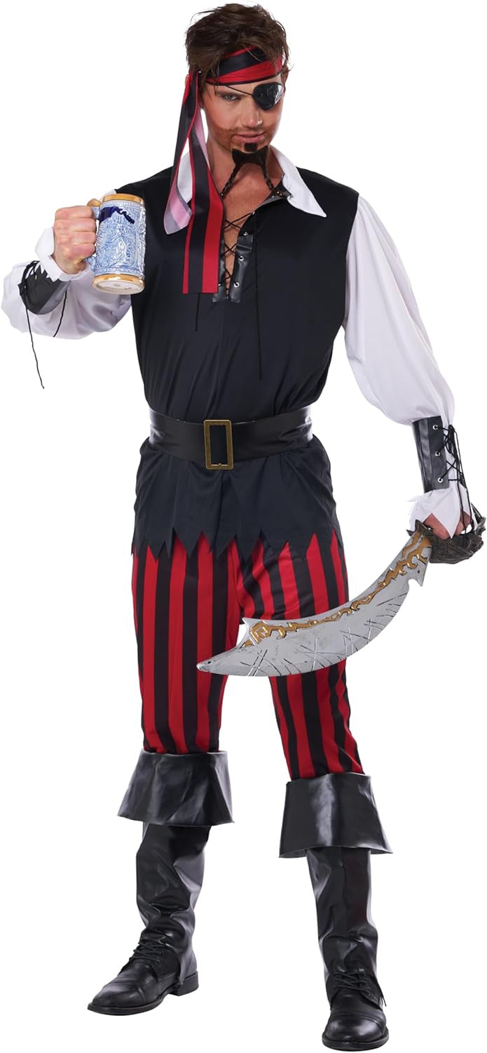 Halloween Pirate Dress up Costumes Stage Performance Costumes Holiday Party Performance Pirate Costumes