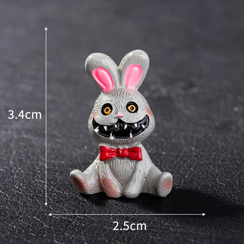 Micro Landscape Halloween Decoration Accessories Mummy Skull Rabbit Magic House Ghost Pumpkin Small Ornament Miniatures