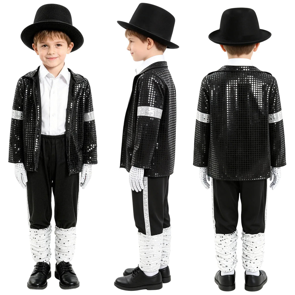 Super Cool for Kids Clothes Cosplay Birthday Party Dance Performance Children's Costume Pop Star Boys Girls Dance Outfits