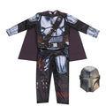 Halloween Costumes for Boy Children Anime Cosplay Galaxy Bounty Hunter Mandalorian Costume Fantasy Armor Suit with Mask Full Set