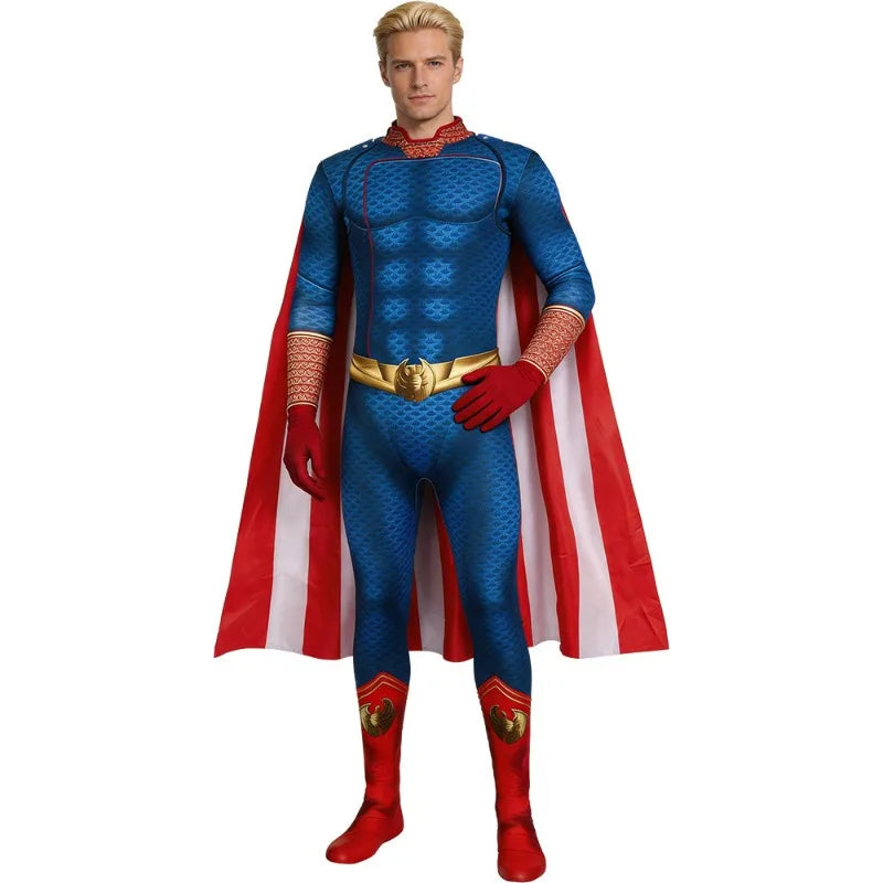 The Boys Cosplay Costume Villain Halloween Performance Costume Stage Performance Cape Homeland Cosplay Costume