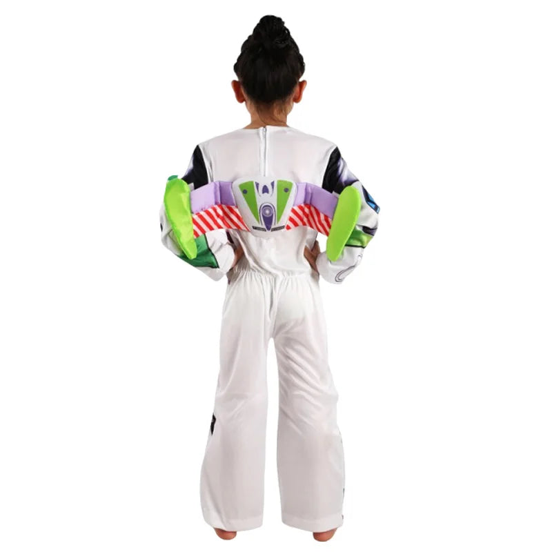 Boys Halloween Cosplay 3PCS Buzz Jumpsuit With Mask Wings Woody Cowboy Costume Stage Performance Birthday Party Role Play Outfit