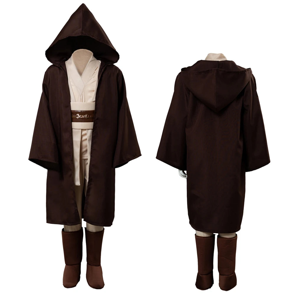 Teen Rey Youth Anakin Cosplay Fantasy Movie Space Battle Knight Disguise Costume Halloween Teen 14 Years Fantasia Outfit
