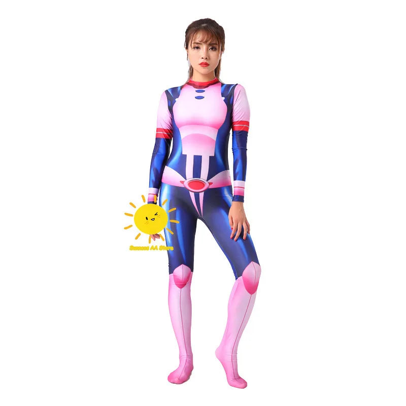Anime Asui Tsuyu Ochaco Uraraka Cosplay My Hero Academia Cosplay Costumes Uniform Jumpsuit Froppy Suit Halloween Party Cos Women
