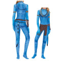 Avatar The Way of Water Cosplay Costume Tail Bodysuit Alien Halloween Birthday Theme Party Role Playing Outfit Adult Women Men