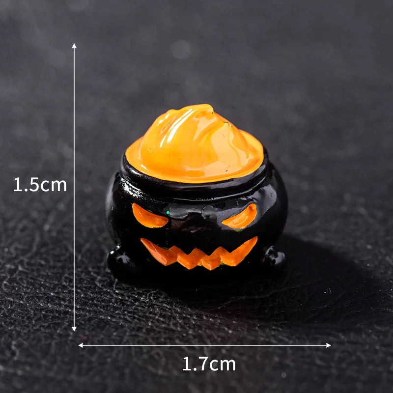 Micro Landscape Halloween Decoration Accessories Mummy Skull Rabbit Magic House Ghost Pumpkin Small Ornament Miniatures
