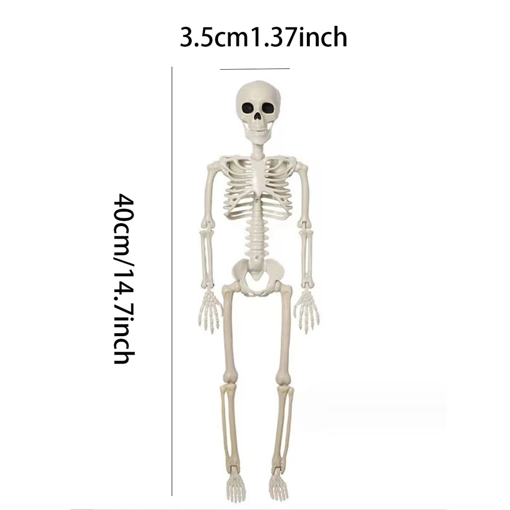 1pc Halloween Decoration Fake Skeleton Sculpture For Halloween Decor, Home Decor, Garden Decor, Haunted House