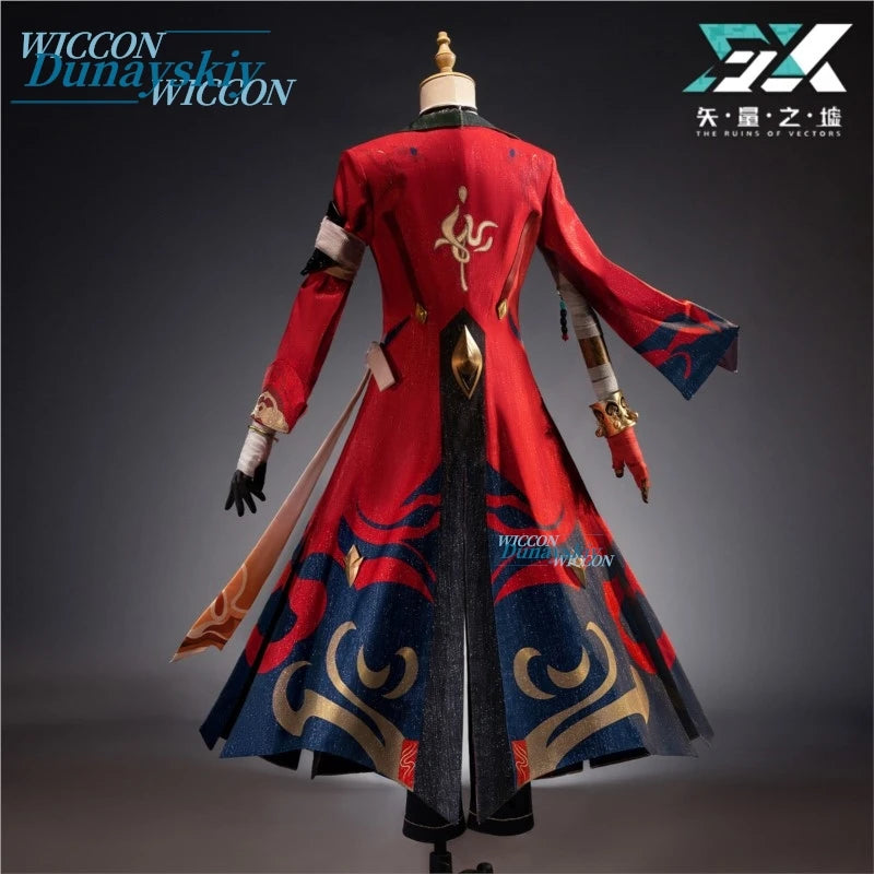 Honkai Star Rail New Skin Mortenax Blade Cosplay Costume Wig Uniform Outfit Earrings Planarcadia Halloween Party
