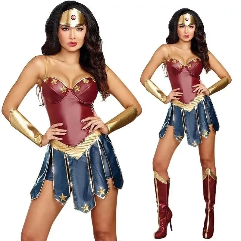 Cosplay Costumes Women Leather Clothes My Hero Academia Costumes Adult COS Wonder Cosplay Anime