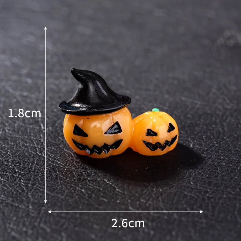 Micro Landscape Halloween Decoration Accessories Mummy Skull Rabbit Magic House Ghost Pumpkin Small Ornament Miniatures