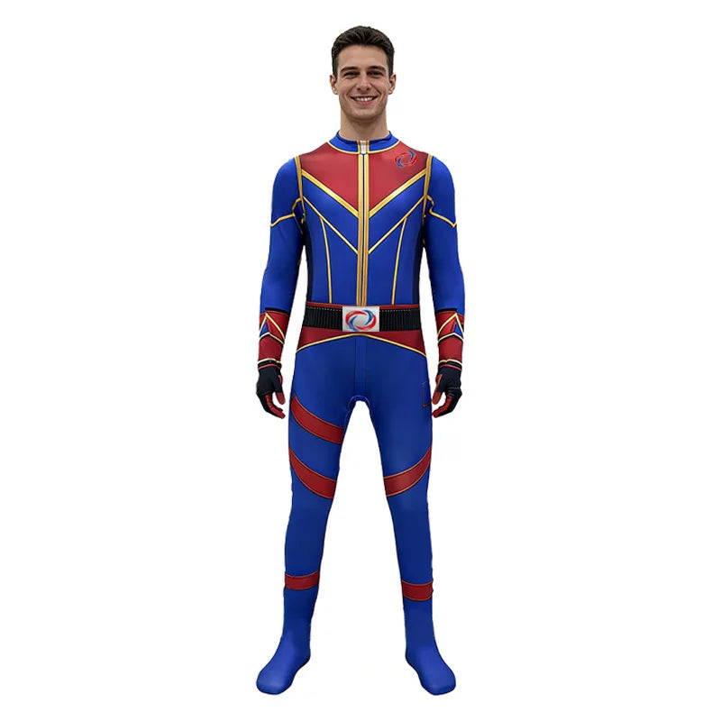 Henry Danger Cosplay Costume Kim Possible Jumpsuit Bodysuit Halloween Party Suit Masquerade Stage Performance Outfits