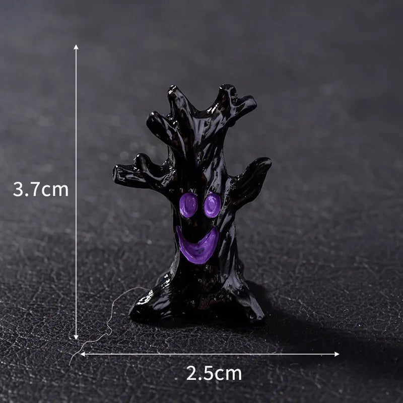 Micro Landscape Halloween Decoration Accessories Mummy Skull Rabbit Magic House Ghost Pumpkin Small Ornament Miniatures