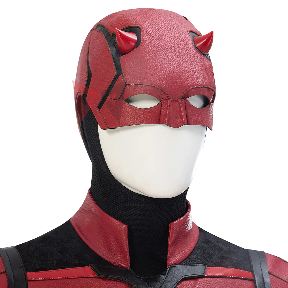 New Daredeviling Cosplay Borng Again Cosplay Costume Jumpsuit Helmet Gloves Leggings For Game Party Custom Made