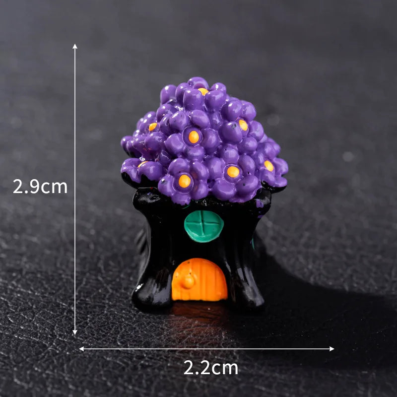 Micro Landscape Halloween Decoration Accessories Mummy Skull Rabbit Magic House Ghost Pumpkin Small Ornament Miniatures