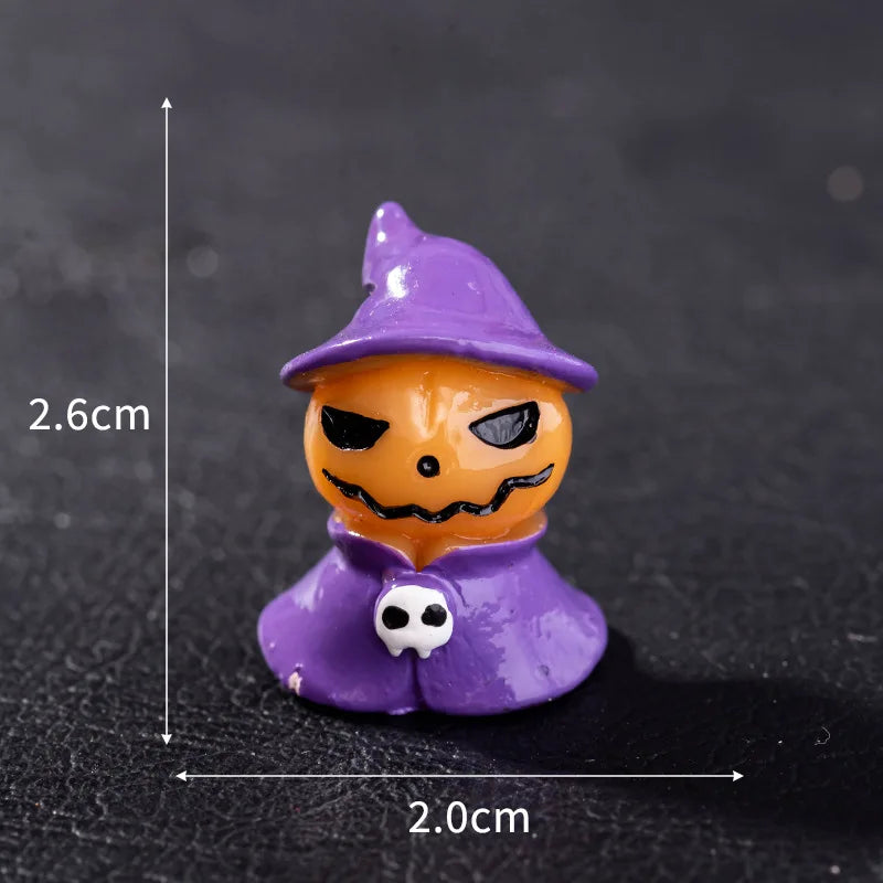 Micro Landscape Halloween Decoration Accessories Mummy Skull Rabbit Magic House Ghost Pumpkin Small Ornament Miniatures
