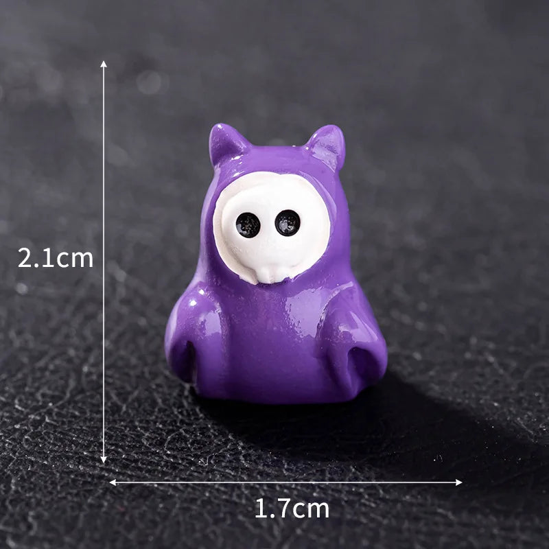 Micro Landscape Halloween Decoration Accessories Mummy Skull Rabbit Magic House Ghost Pumpkin Small Ornament Miniatures