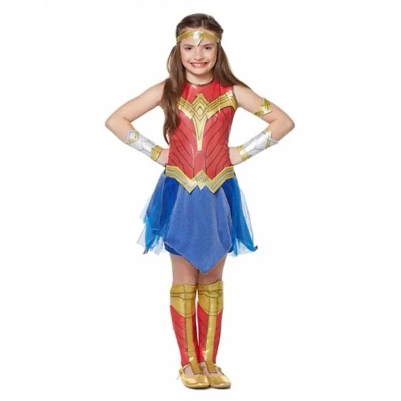 Anime Superhero Halloween Fantasia Wonder Woman Cosplay Dresses Cosplay Fantasia Fancy Dress Costume Cosplay Costumes