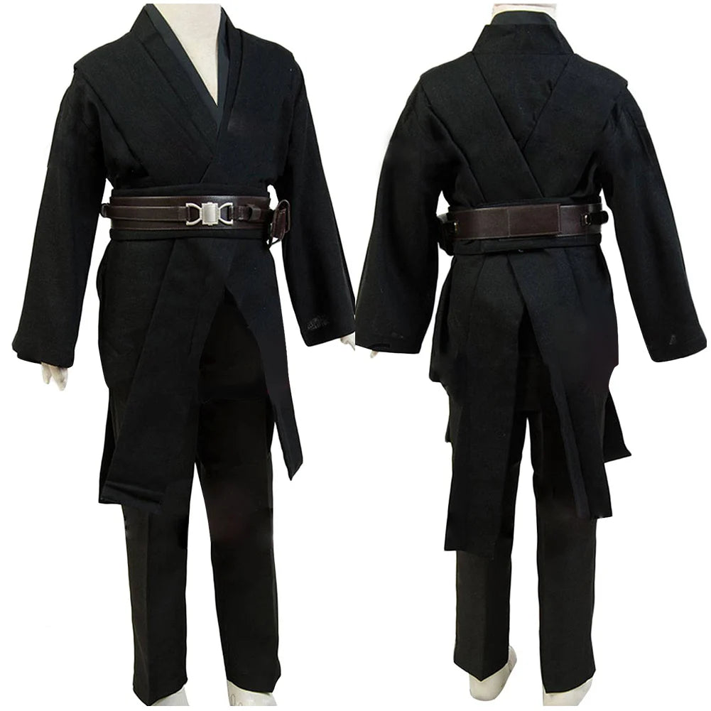 Teen Rey Youth Anakin Cosplay Fantasy Movie Space Battle Knight Disguise Costume Halloween Teen 14 Years Fantasia Outfit
