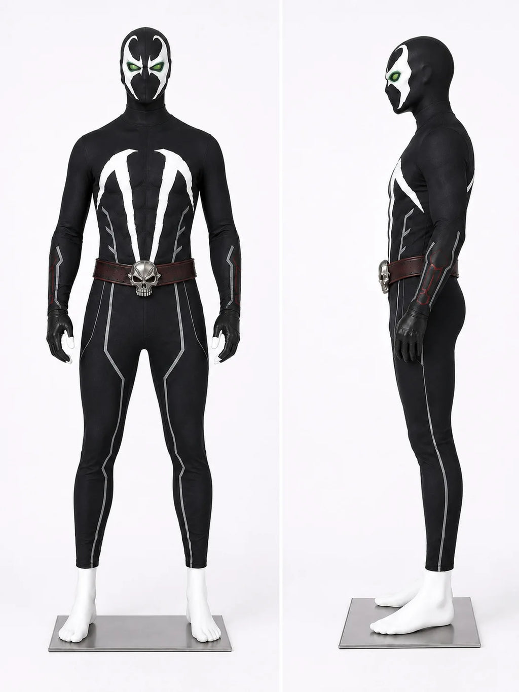 Spawn full cosplay costume, cross-border Halloween superhero outfit with cape