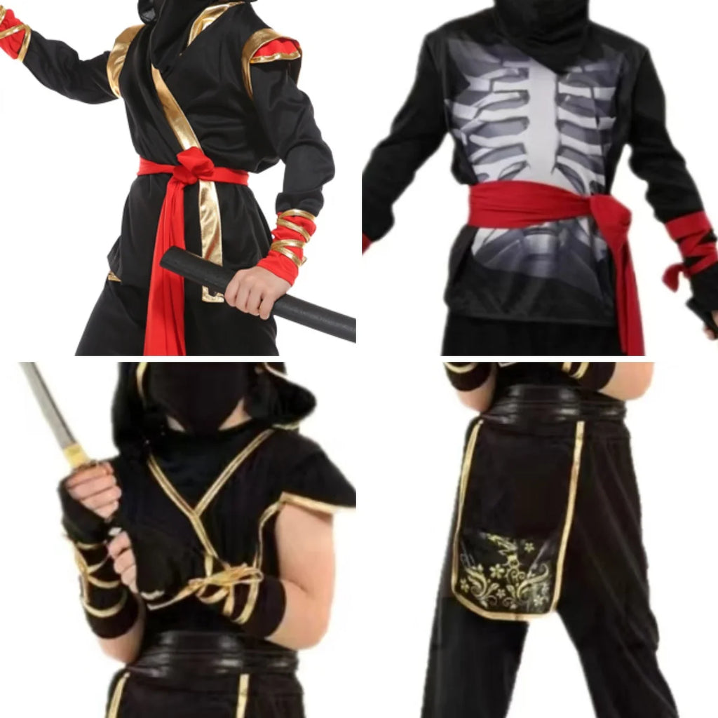 Limited Time Special Price Ninja Costume for Boys Cool and Handsome Role-Playing Activities Party Family Gatherings