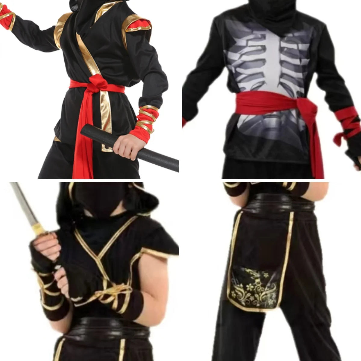 Limited Time Special Price Ninja Costume for Boys Cool and Handsome Role-Playing Activities Party Family Gatherings