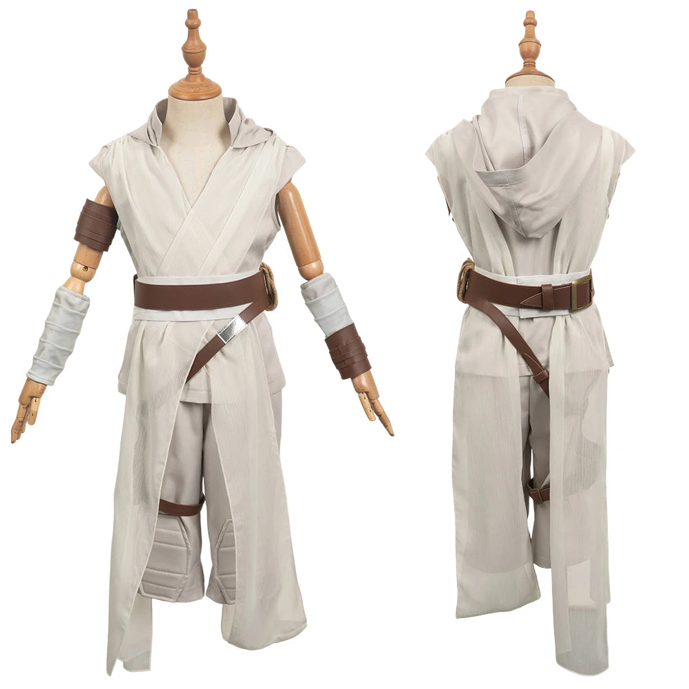 Teen Rey Youth Anakin Cosplay Fantasy Movie Space Battle Knight Disguise Costume Halloween Teen 14 Years Fantasia Outfit
