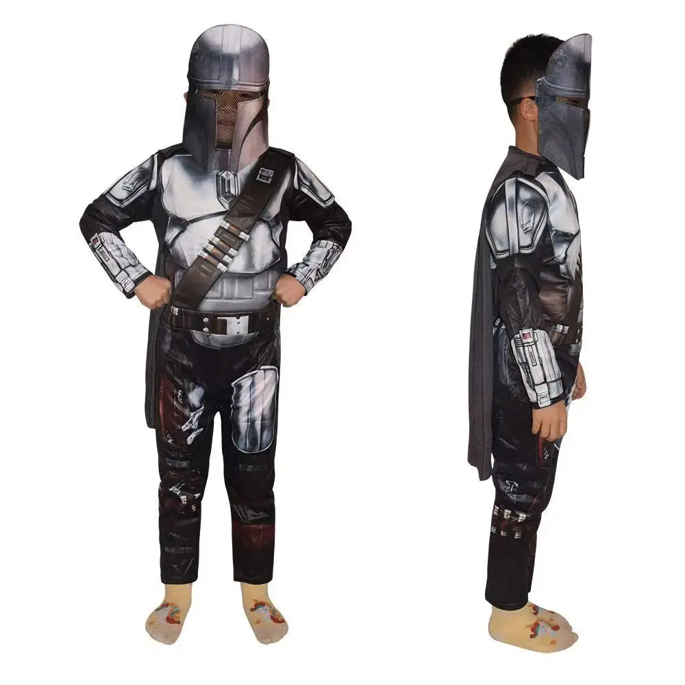 Mandalorian Beska Armor Children Cosplay Clothing Halloween Mask Gift