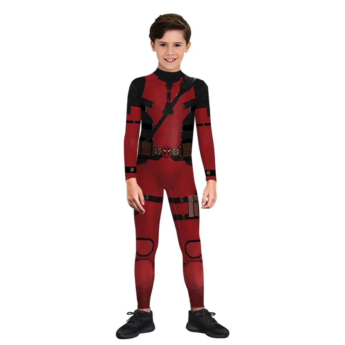 Wolverine Deadpool Costume Adult Boy Girl Cosplay Bodysuit Fancy Halloween Party Dress Up Novelty T-shirts Carnival Zentai Suit