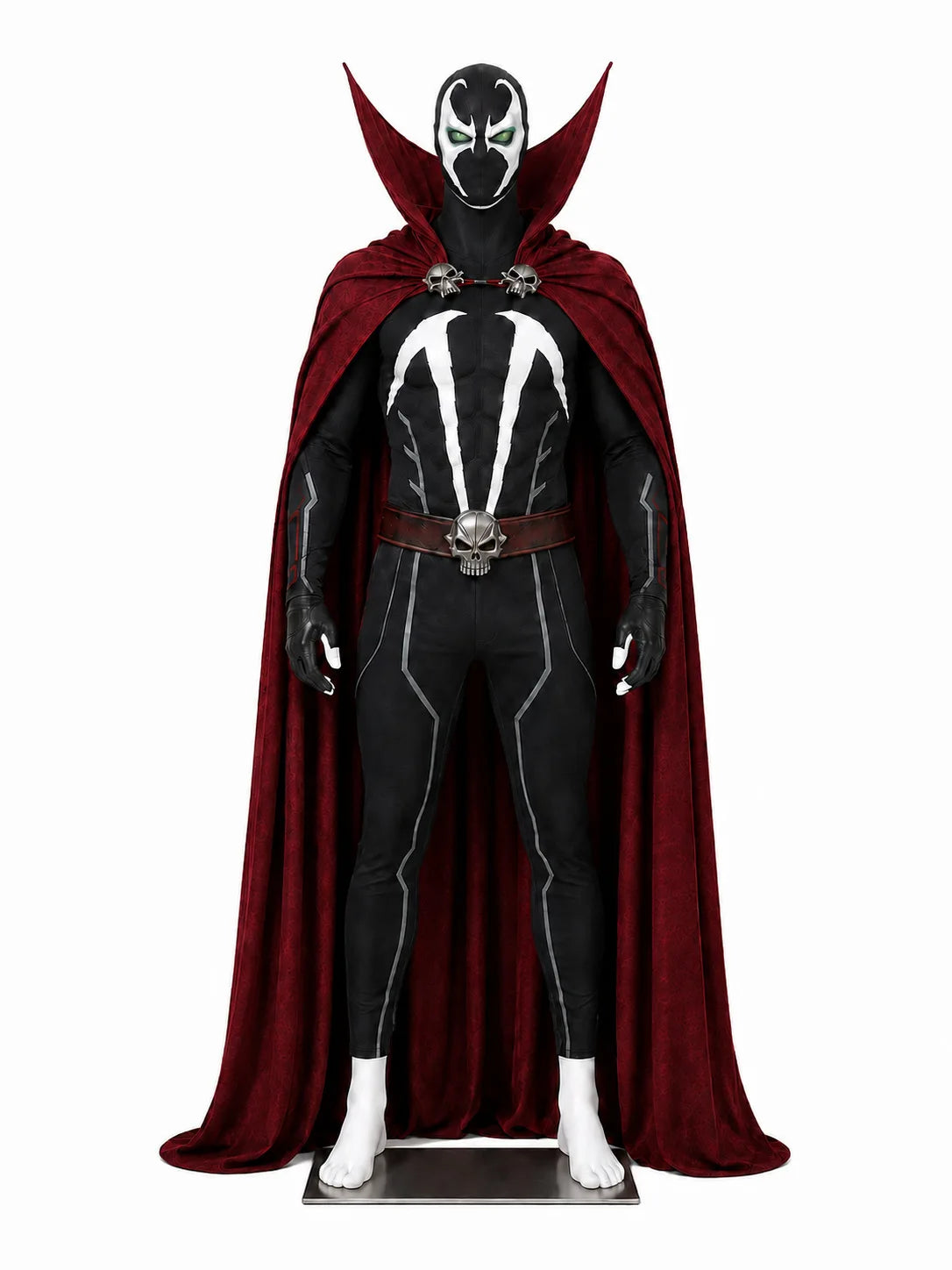 Spawn full cosplay costume, cross-border Halloween superhero outfit with cape
