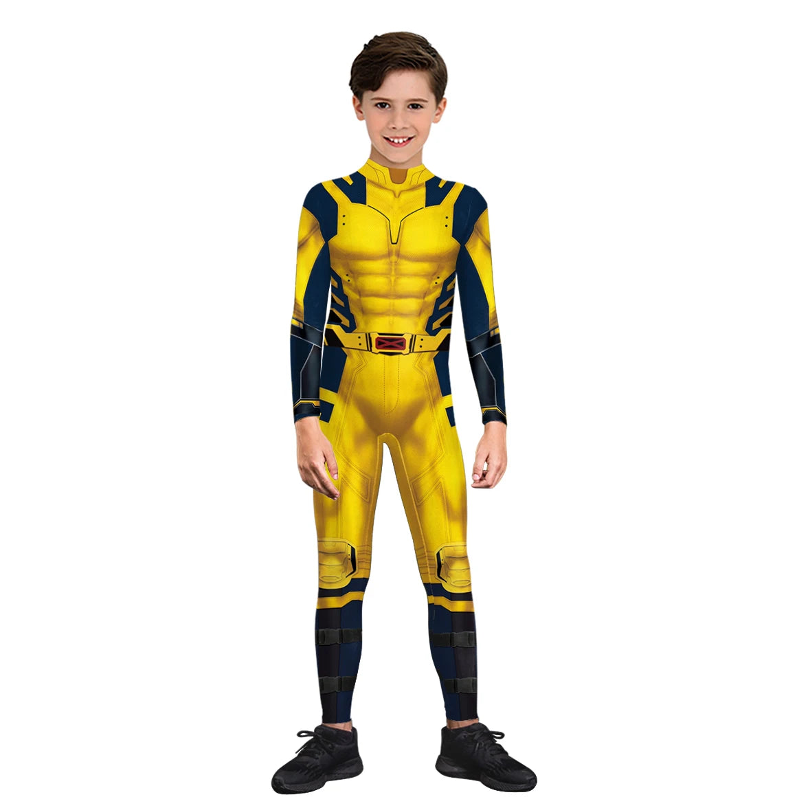 Wolverine Deadpool Costume Adult Boy Girl Cosplay Bodysuit Fancy Halloween Party Dress Up Novelty T-shirts Carnival Zentai Suit