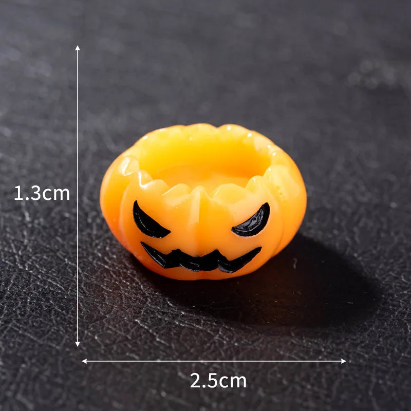 Micro Landscape Halloween Decoration Accessories Mummy Skull Rabbit Magic House Ghost Pumpkin Small Ornament Miniatures