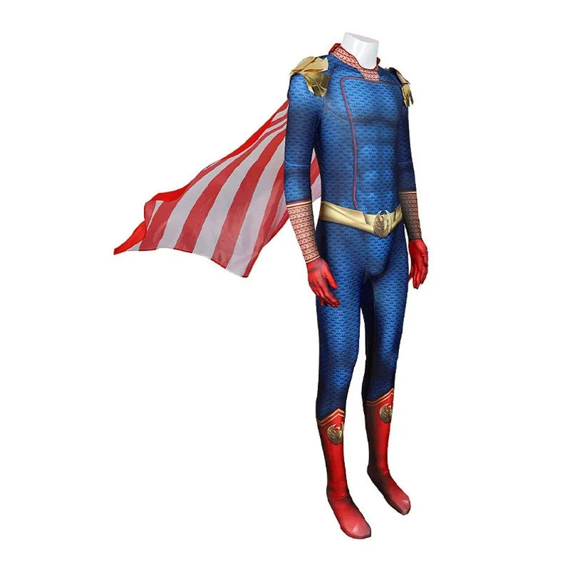 The Boys Cosplay Costume Villain Halloween Performance Costume Stage Performance Cape Homeland Cosplay Costume