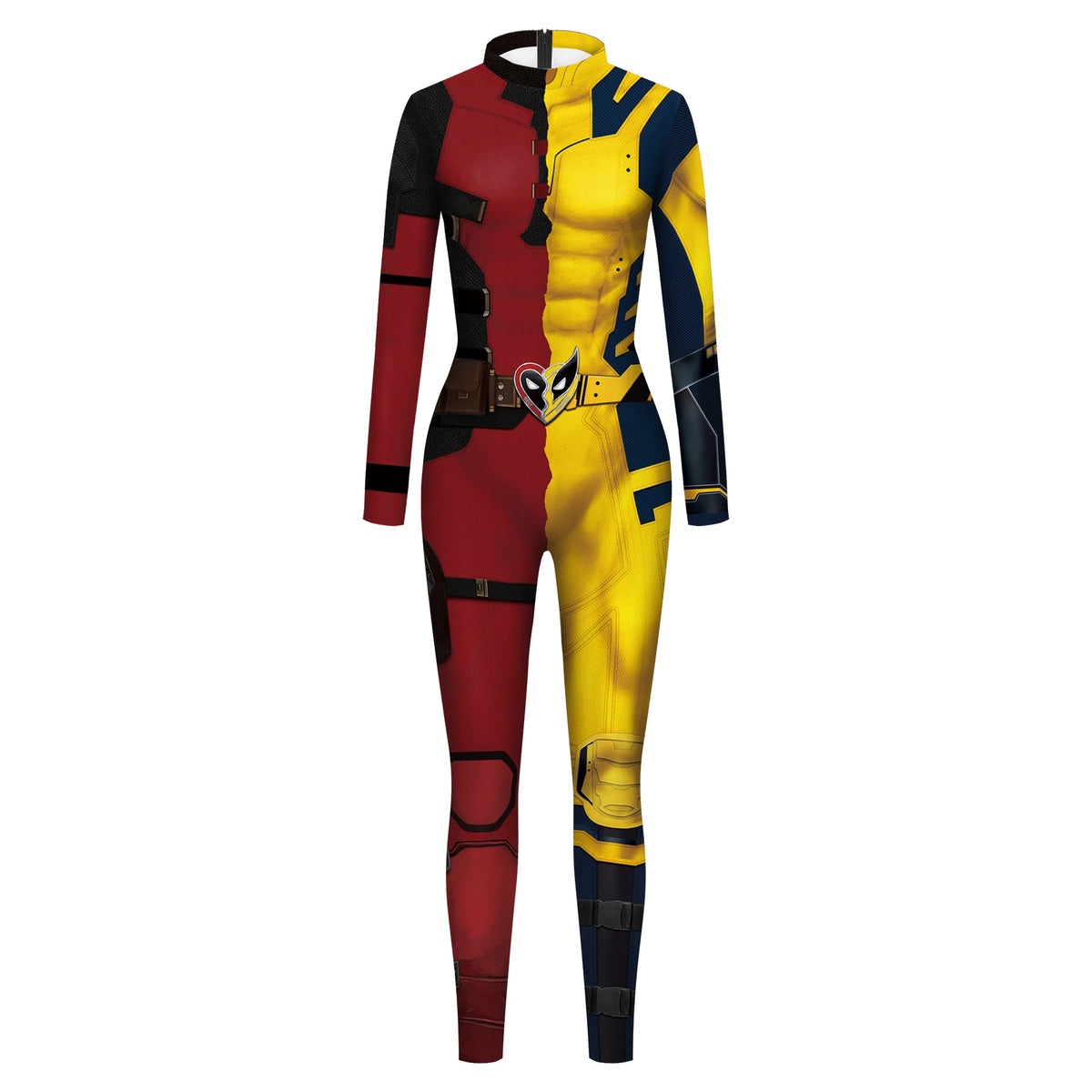 Wolverine Deadpool Costume Adult Boy Girl Cosplay Bodysuit Fancy Halloween Party Dress Up Novelty T-shirts Carnival Zentai Suit