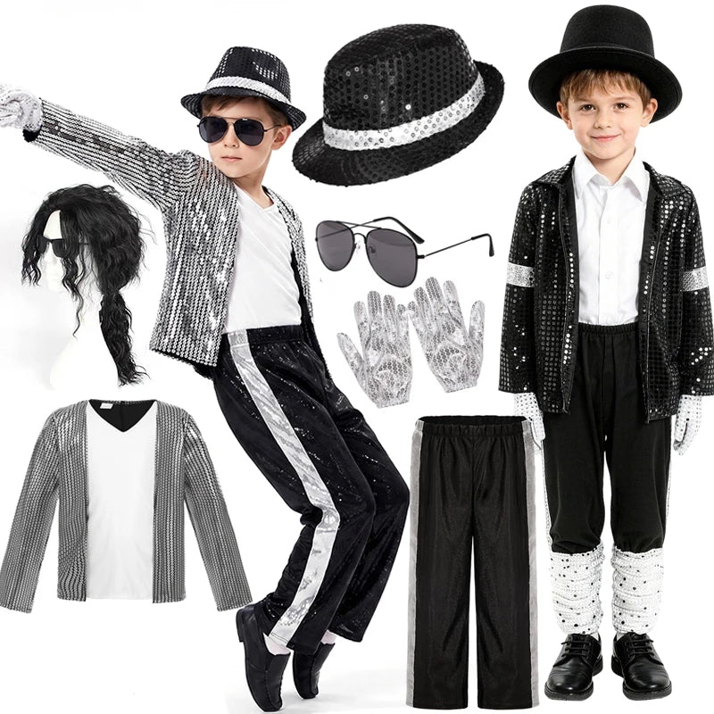 Super Cool for Kids Clothes Cosplay Birthday Party Dance Performance Children's Costume Pop Star Boys Girls Dance Outfits
