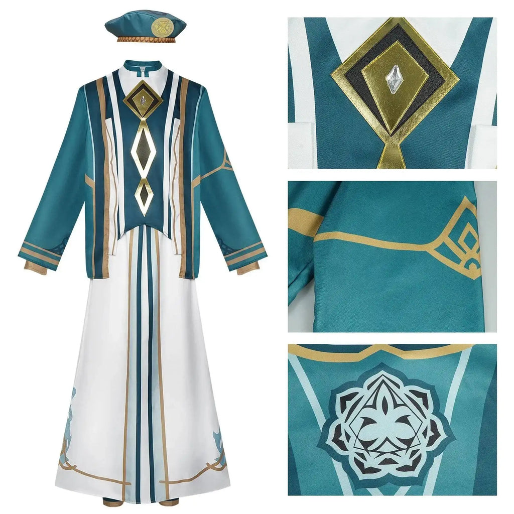 The Akademiya School Uniform Genshin Impact Cospay Sumeru Cosplay Suit Xumi Order Academy Halloween Costumes Men Women
